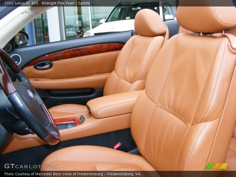Midnight Pine Pearl / Saddle 2002 Lexus SC 430