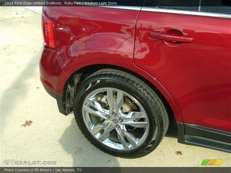 Ruby Red / Medium Light Stone 2013 Ford Edge Limited EcoBoost