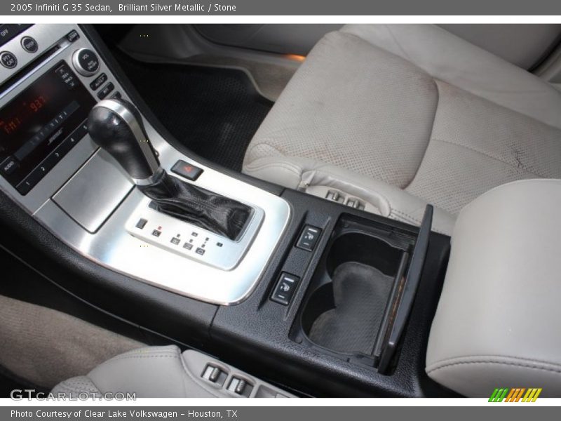 Brilliant Silver Metallic / Stone 2005 Infiniti G 35 Sedan