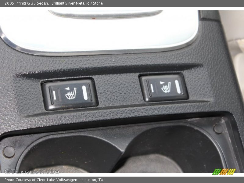 Brilliant Silver Metallic / Stone 2005 Infiniti G 35 Sedan