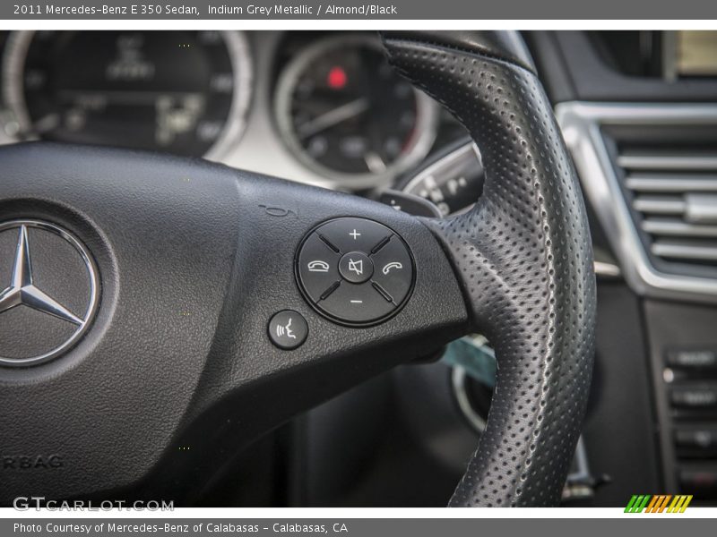 Indium Grey Metallic / Almond/Black 2011 Mercedes-Benz E 350 Sedan