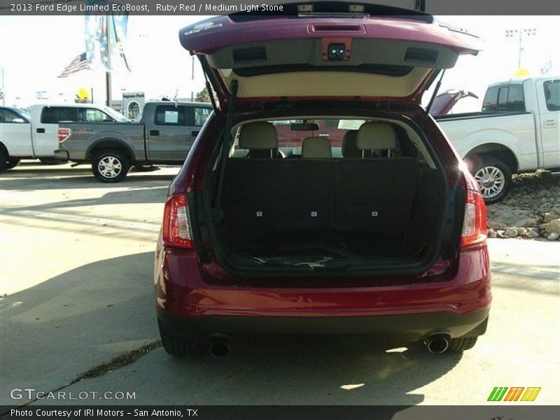 Ruby Red / Medium Light Stone 2013 Ford Edge Limited EcoBoost