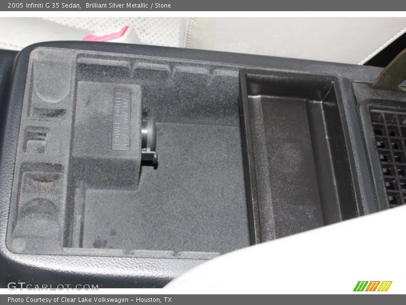 Brilliant Silver Metallic / Stone 2005 Infiniti G 35 Sedan