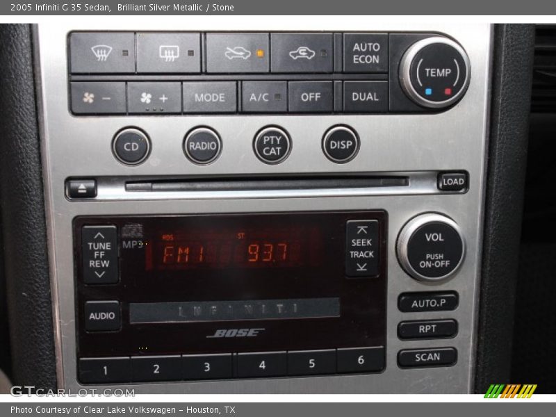 Brilliant Silver Metallic / Stone 2005 Infiniti G 35 Sedan