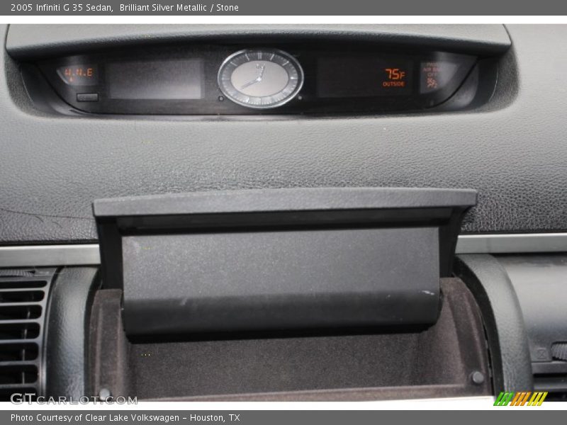 Brilliant Silver Metallic / Stone 2005 Infiniti G 35 Sedan