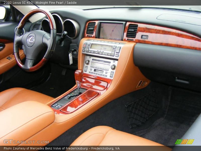 Midnight Pine Pearl / Saddle 2002 Lexus SC 430
