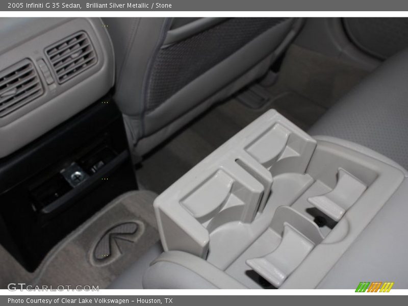 Brilliant Silver Metallic / Stone 2005 Infiniti G 35 Sedan