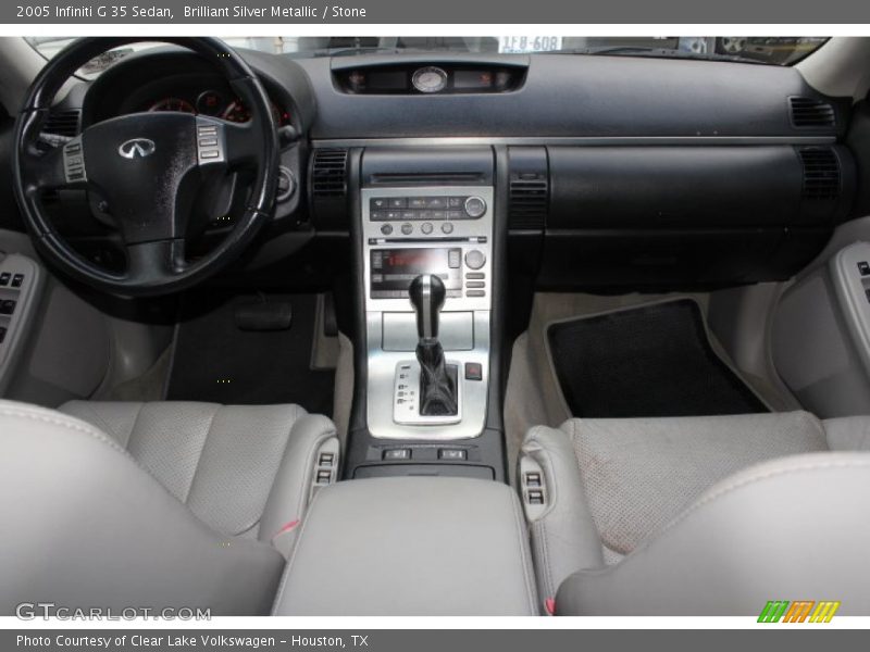 Brilliant Silver Metallic / Stone 2005 Infiniti G 35 Sedan