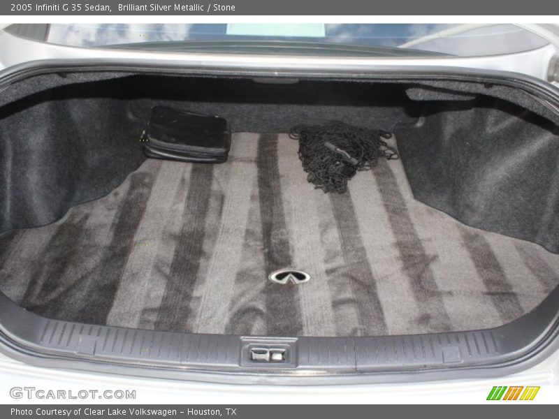 Brilliant Silver Metallic / Stone 2005 Infiniti G 35 Sedan