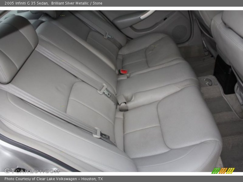 Brilliant Silver Metallic / Stone 2005 Infiniti G 35 Sedan