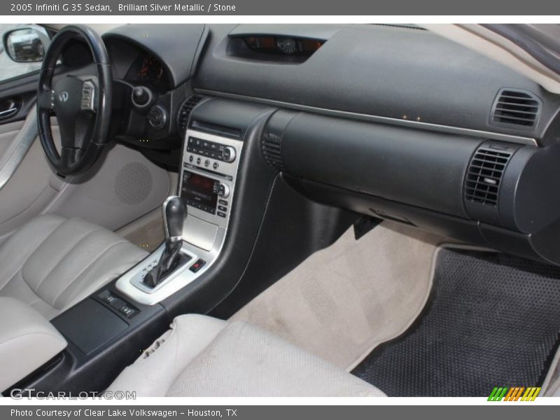 Brilliant Silver Metallic / Stone 2005 Infiniti G 35 Sedan
