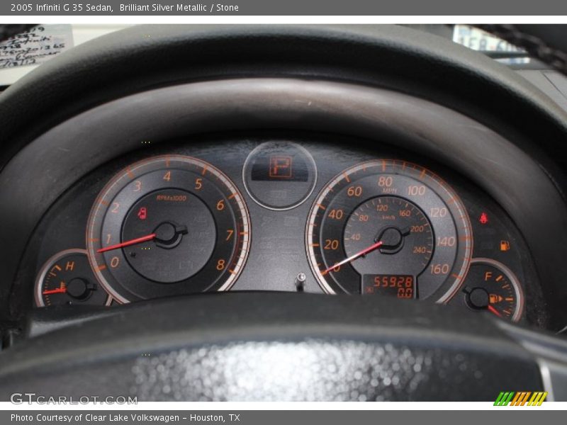 Brilliant Silver Metallic / Stone 2005 Infiniti G 35 Sedan