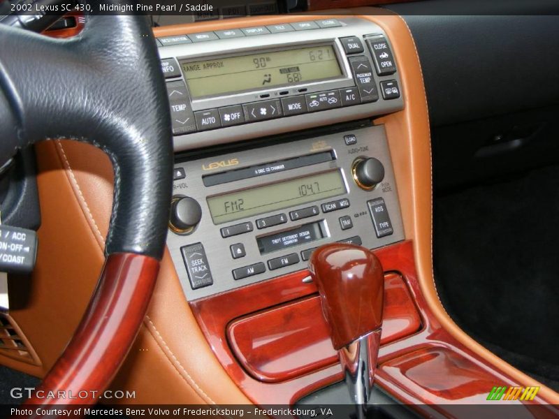 Midnight Pine Pearl / Saddle 2002 Lexus SC 430