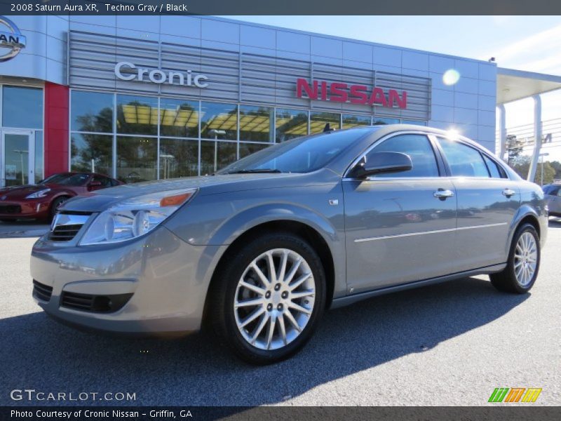 Techno Gray / Black 2008 Saturn Aura XR