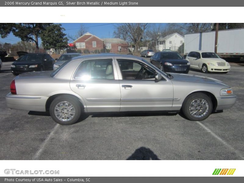 Silver Birch Metallic / Medium Light Stone 2006 Mercury Grand Marquis GS