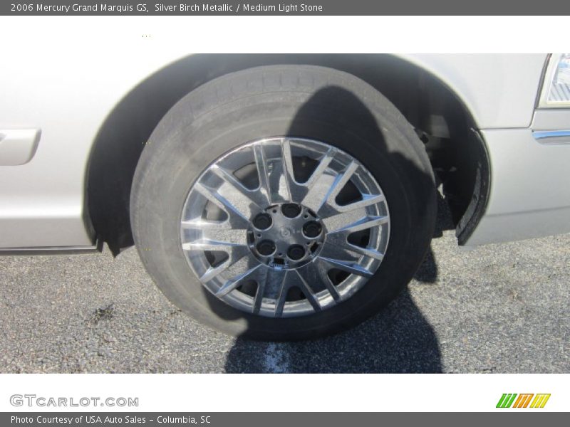 Silver Birch Metallic / Medium Light Stone 2006 Mercury Grand Marquis GS