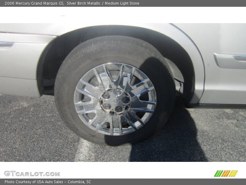 Silver Birch Metallic / Medium Light Stone 2006 Mercury Grand Marquis GS