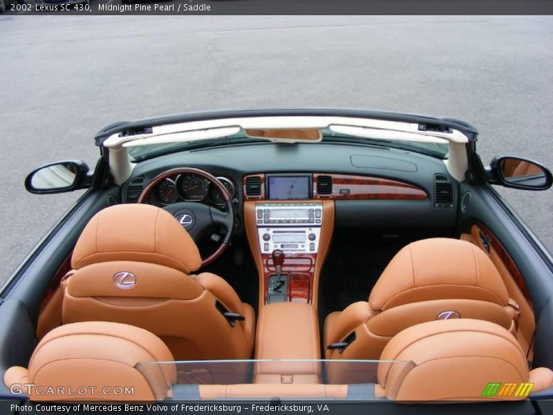 Midnight Pine Pearl / Saddle 2002 Lexus SC 430