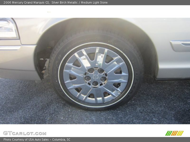 Silver Birch Metallic / Medium Light Stone 2006 Mercury Grand Marquis GS