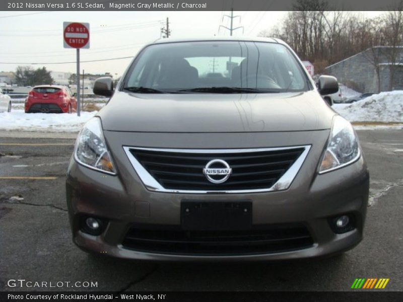 Magnetic Gray Metallic / Charcoal 2012 Nissan Versa 1.6 SL Sedan