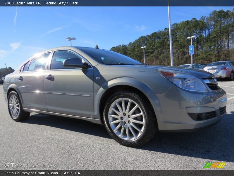Techno Gray / Black 2008 Saturn Aura XR