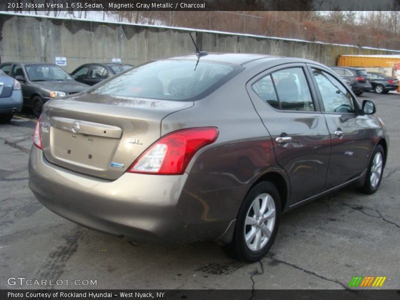 Magnetic Gray Metallic / Charcoal 2012 Nissan Versa 1.6 SL Sedan