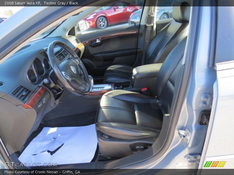 Techno Gray / Black 2008 Saturn Aura XR