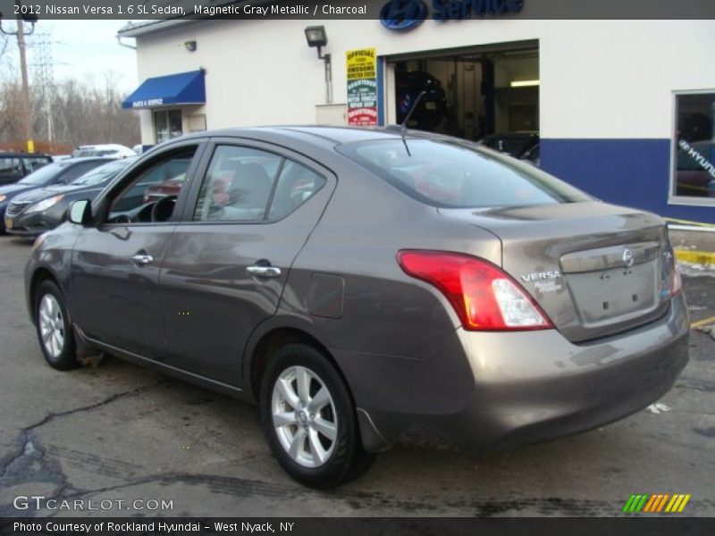 Magnetic Gray Metallic / Charcoal 2012 Nissan Versa 1.6 SL Sedan