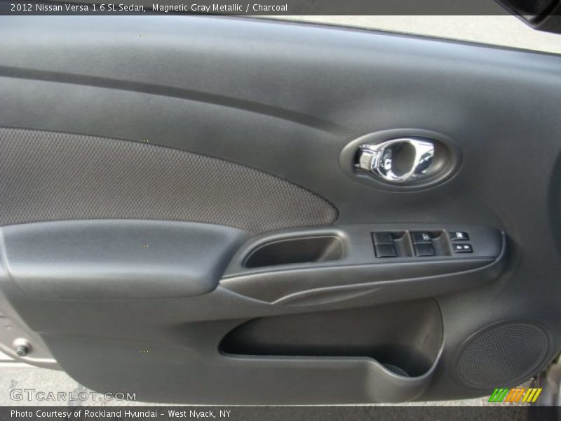 Magnetic Gray Metallic / Charcoal 2012 Nissan Versa 1.6 SL Sedan