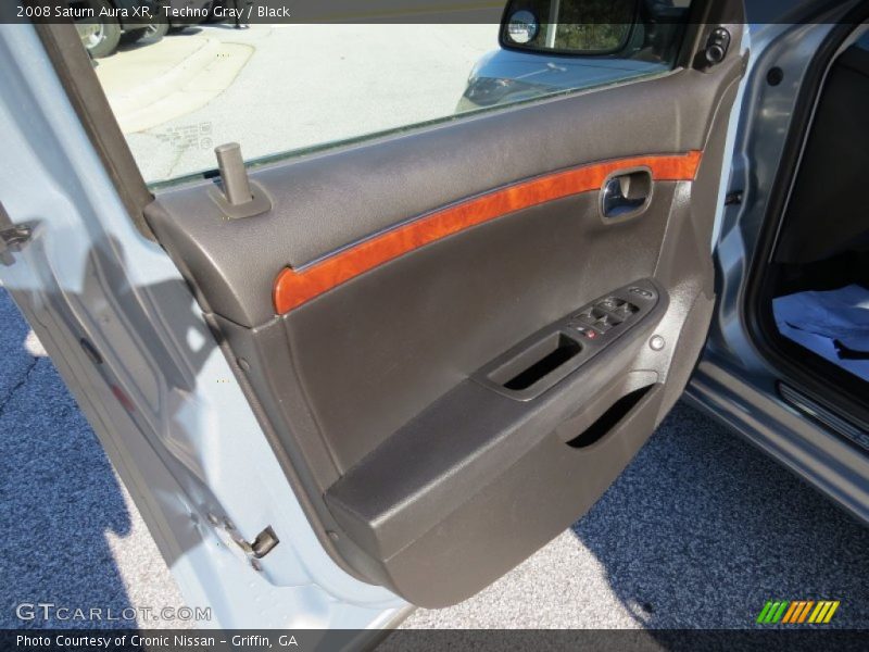 Techno Gray / Black 2008 Saturn Aura XR