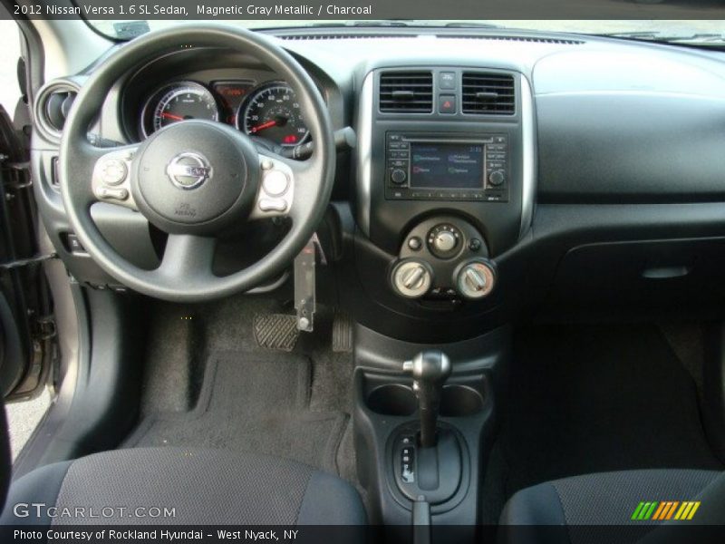 Magnetic Gray Metallic / Charcoal 2012 Nissan Versa 1.6 SL Sedan