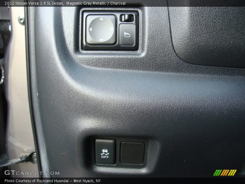 Magnetic Gray Metallic / Charcoal 2012 Nissan Versa 1.6 SL Sedan
