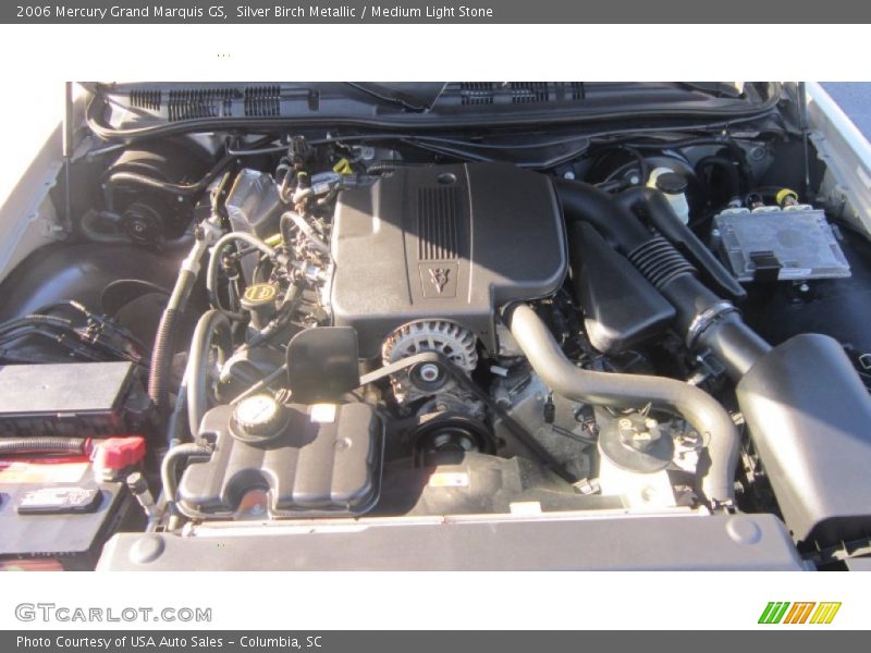 Silver Birch Metallic / Medium Light Stone 2006 Mercury Grand Marquis GS