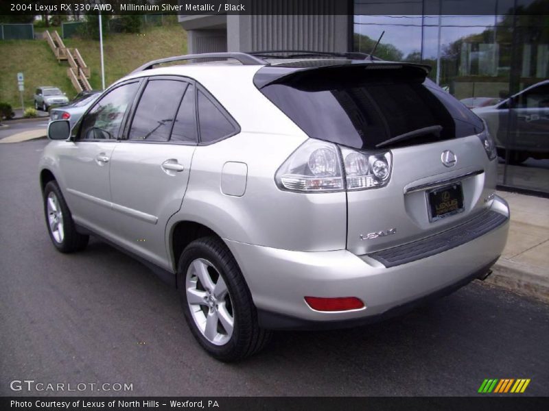 Millinnium Silver Metallic / Black 2004 Lexus RX 330 AWD