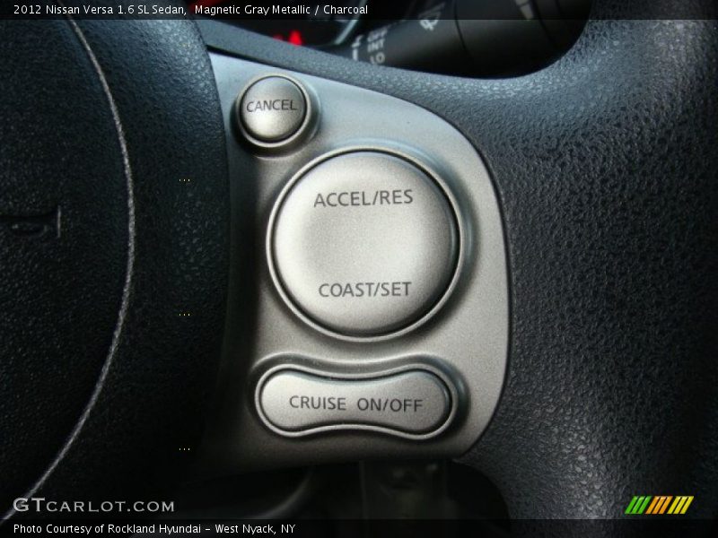 Magnetic Gray Metallic / Charcoal 2012 Nissan Versa 1.6 SL Sedan