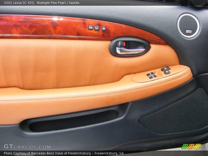 Midnight Pine Pearl / Saddle 2002 Lexus SC 430