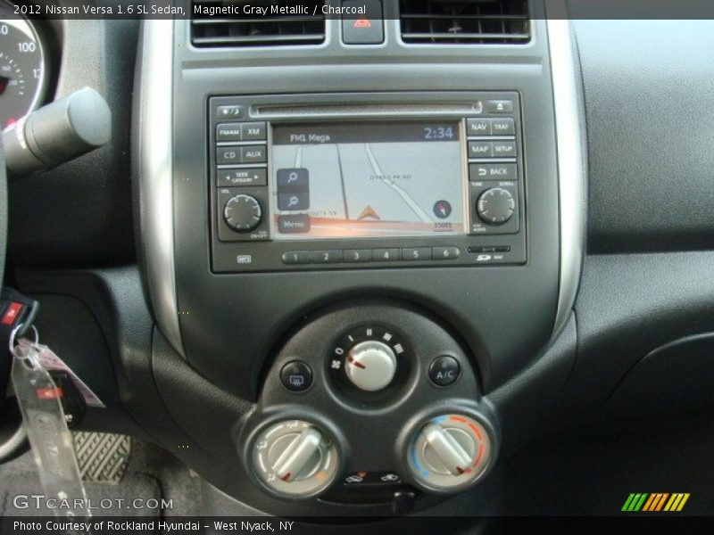Magnetic Gray Metallic / Charcoal 2012 Nissan Versa 1.6 SL Sedan