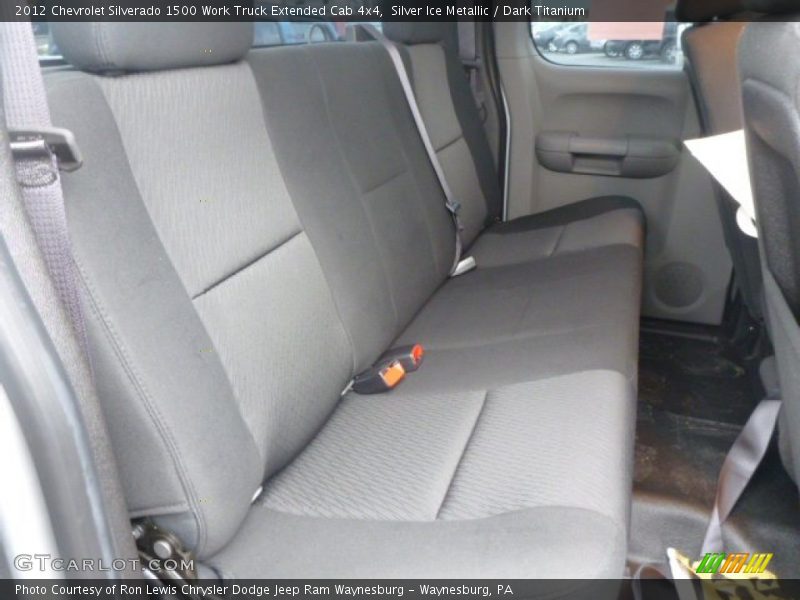 Silver Ice Metallic / Dark Titanium 2012 Chevrolet Silverado 1500 Work Truck Extended Cab 4x4
