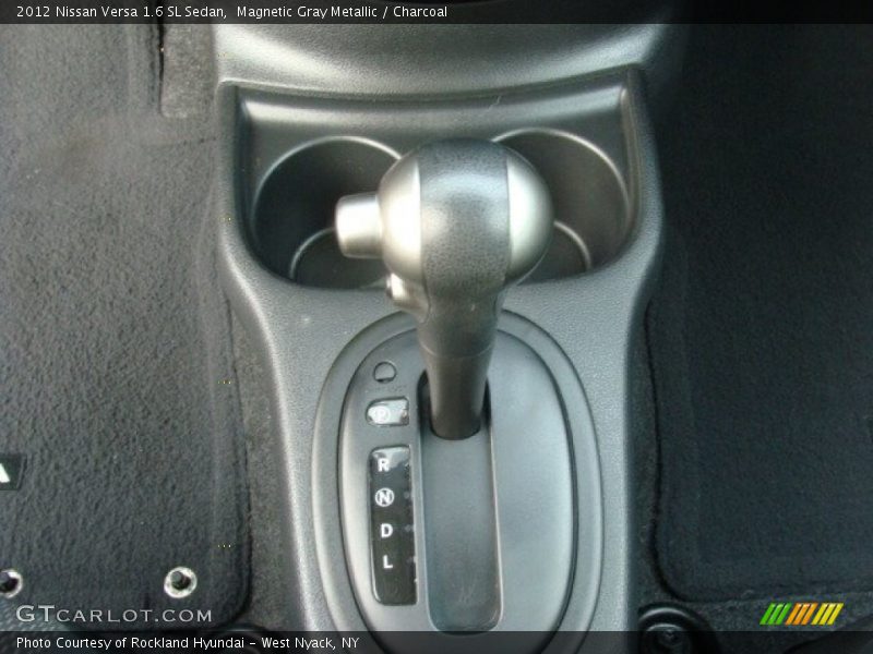 Magnetic Gray Metallic / Charcoal 2012 Nissan Versa 1.6 SL Sedan