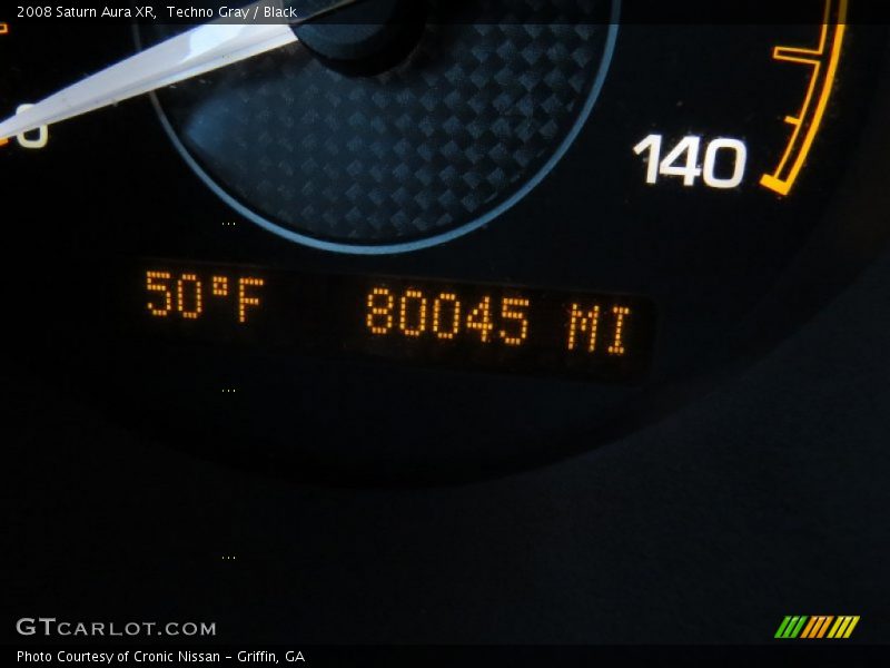 Techno Gray / Black 2008 Saturn Aura XR