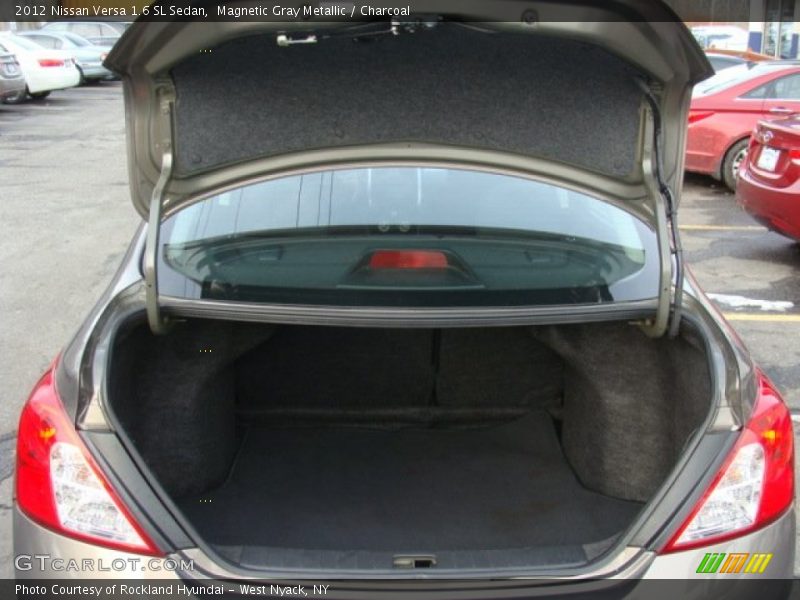 Magnetic Gray Metallic / Charcoal 2012 Nissan Versa 1.6 SL Sedan