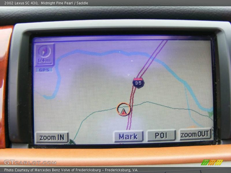 Midnight Pine Pearl / Saddle 2002 Lexus SC 430
