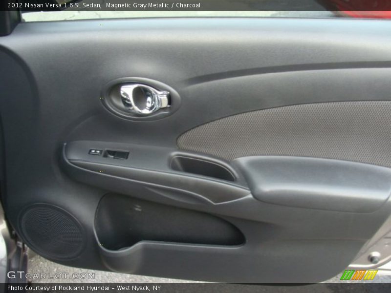Magnetic Gray Metallic / Charcoal 2012 Nissan Versa 1.6 SL Sedan