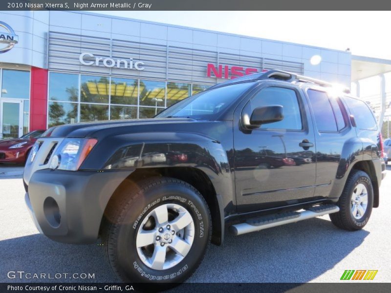 Night Armor Metallic / Gray 2010 Nissan Xterra S