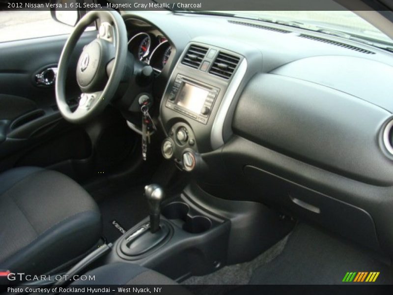 Magnetic Gray Metallic / Charcoal 2012 Nissan Versa 1.6 SL Sedan