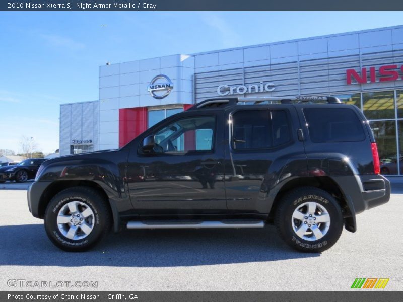 Night Armor Metallic / Gray 2010 Nissan Xterra S