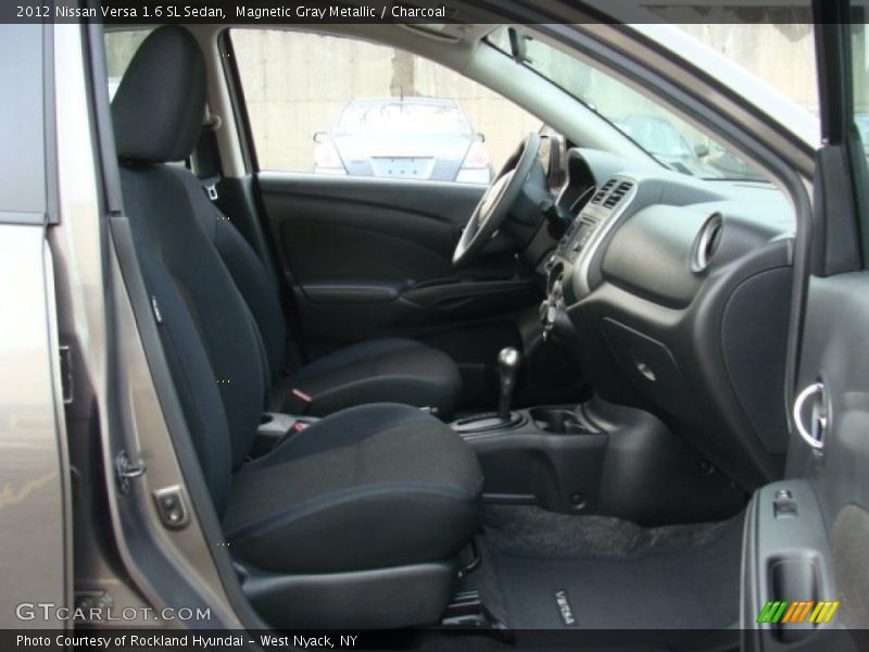 Magnetic Gray Metallic / Charcoal 2012 Nissan Versa 1.6 SL Sedan
