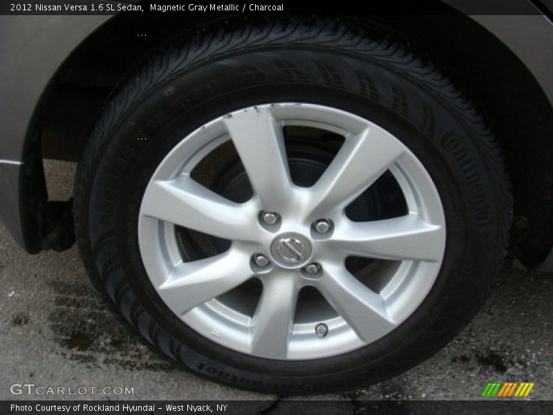Magnetic Gray Metallic / Charcoal 2012 Nissan Versa 1.6 SL Sedan
