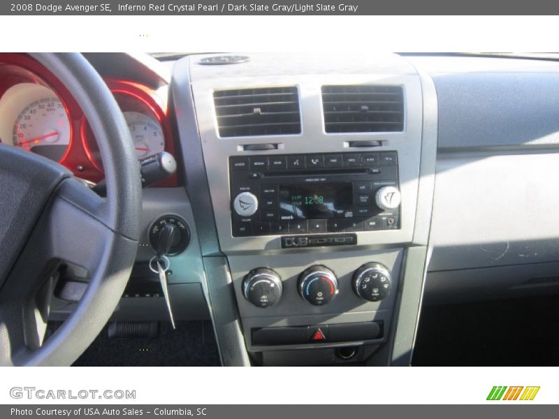 Inferno Red Crystal Pearl / Dark Slate Gray/Light Slate Gray 2008 Dodge Avenger SE