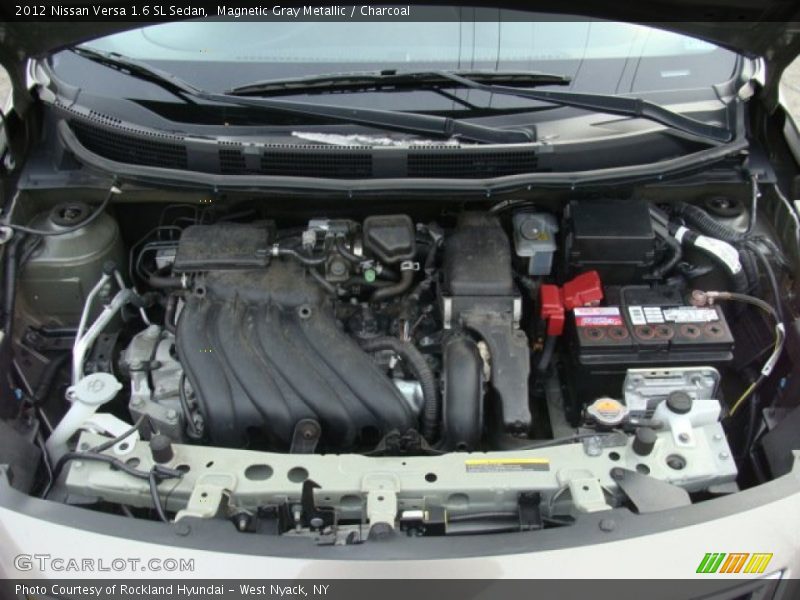 Magnetic Gray Metallic / Charcoal 2012 Nissan Versa 1.6 SL Sedan